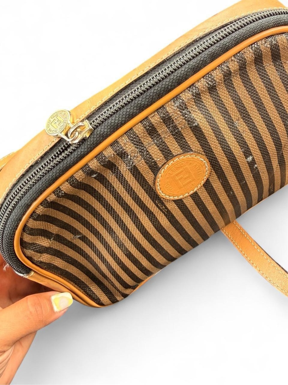 Fendi striped mini cross body - Picture 6 of 9